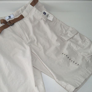 Gap Cargo Shorts Mens 30 Hiking Cotton Nylon Beige